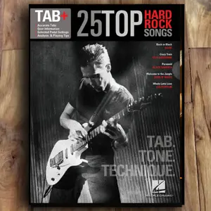 Buku Tablature Gitar - 25 Top - Hard Rock Song