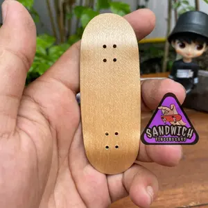 SANDWICH 5PLY - Eggy Shape Blank Deck Fingerboard