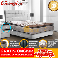 Gambar SET springbed kasur champion symbol Pillow Top + divan sandaran matras - Kasur Saja, 120x200 cm dari Toko Marga Jaya Furniture_NEW Kota Administrasi Jakarta Timur 1 Tokopedia