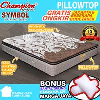 Gambar SET springbed kasur champion symbol Pillow Top + divan sandaran matras - Kasur Saja, 120x200 cm dari Toko Marga Jaya Furniture_NEW Kota Administrasi Jakarta Timur 5 Tokopedia