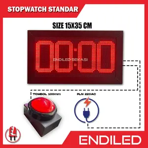 Jam stopwatch digital olahraga-Game standar