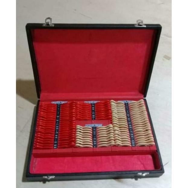 (SALE) ALAT PERIKSA MATA UKURAN -10/-2 KOMPLIT ASESORIS