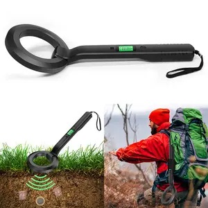 Metal Detector Logam Scanner Sound and Vibration Indication with LCD Display