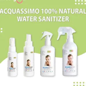 acquassimo natural water sanitizer bayi no alkohol membunuh bakteri