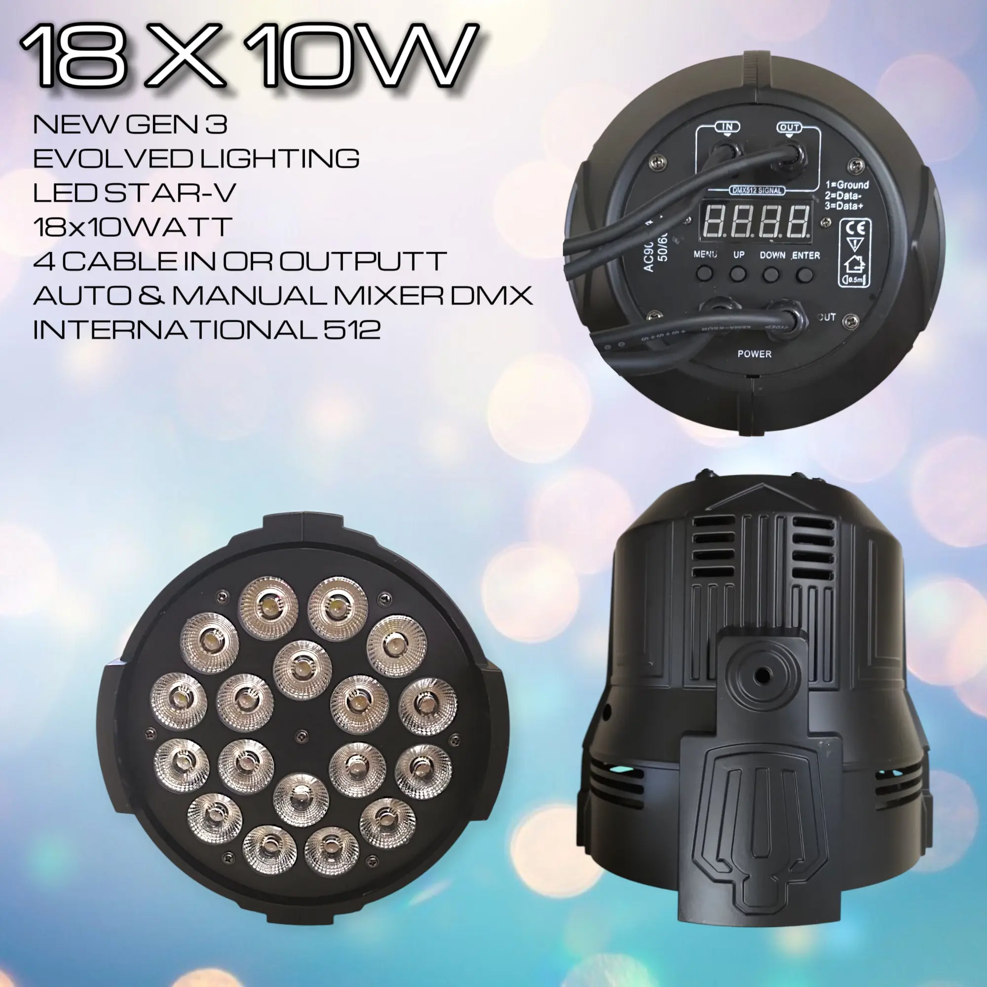 Lampu Lighting 18 x 10Watt Delta Pro 4Line