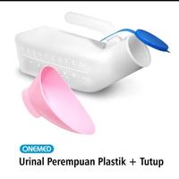 Gambar Onemed pispot wanita cewek  dengan skala dan cover  PINK dari Wahid Karya Saritama Medical Kota Makassar 2 Tokopedia