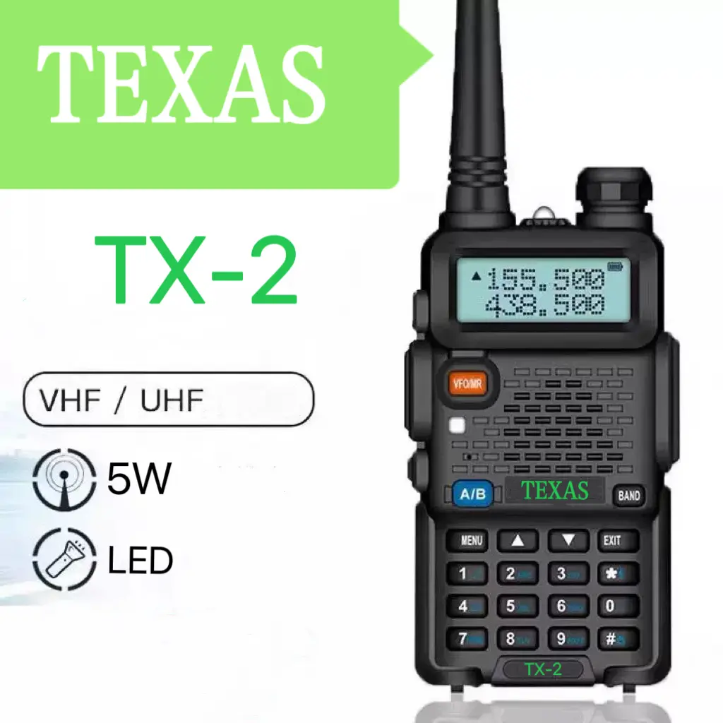 HT TEXAS TX-2 /SAMA UV5R WALKIE TALKIE PREMIUM jarak jauh