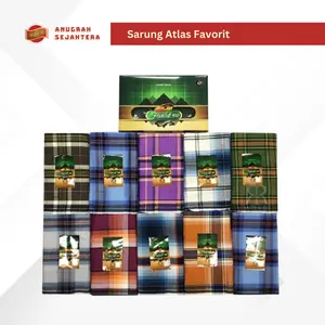 Sarung Atlas Favorit & Mileneal Terlaris Termurah Grosir  Muslim Dewasa Katun