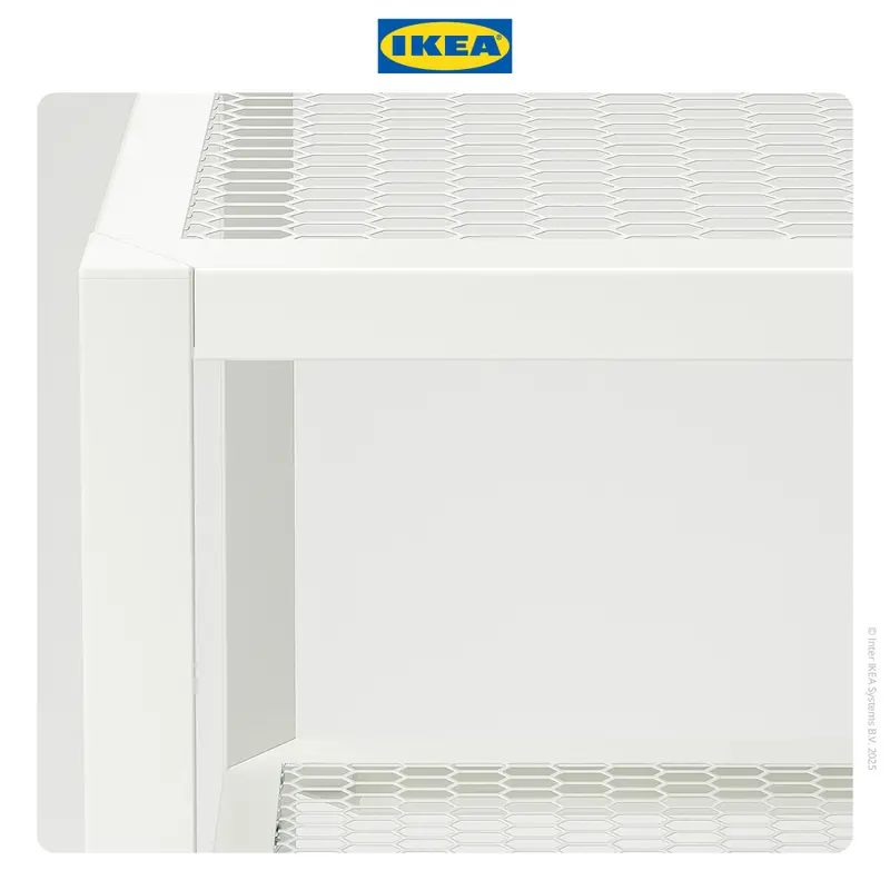 IKEA BAGGEBO Meja TV Minimalis Putih 90x35x40 cm 2