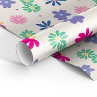 Gambar Capricorn Design Kertas Kado Reguler Flower | Giftwrap Aesthetic – GWK 097 - 1 PCS dari Capricorn Design Kota Tangerang Selatan 2 Tokopedia