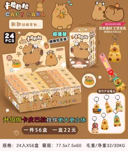 BLIND BOX GANTUNGAN KUNCI KARAKTER CAPYBARA CRY BABY THREE MAINAN MISTERY BAG KEYCHAIN