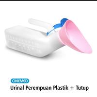 Gambar Onemed pispot wanita cewek  dengan skala dan cover  PINK dari Wahid Karya Saritama Medical Kota Makassar 3 Tokopedia