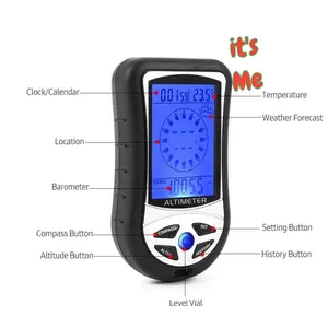 Altimeter Compass Barometer Termometer Kompas Hiking Camping Digital