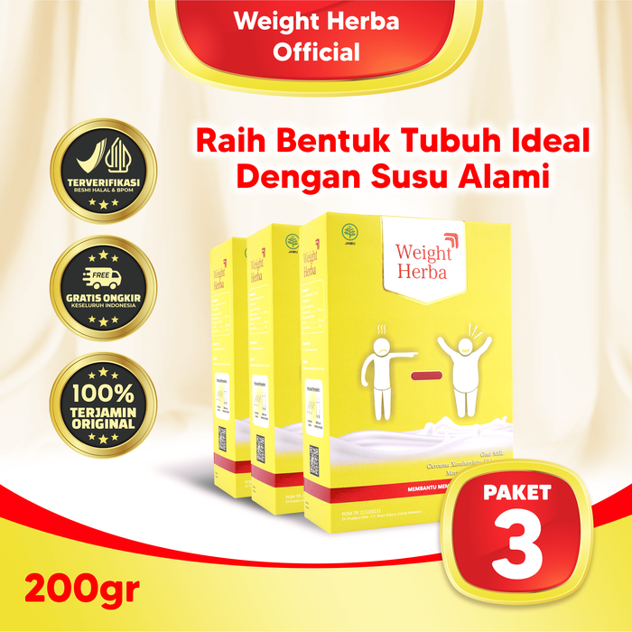 Gambar Paket Sehat Weight Herba - Suplement Penambah Nafsu Makan 100% Alami dari Weight Herba_NEW Kota Administrasi Jakarta Utara Tokopedia