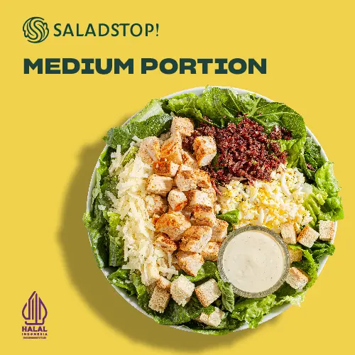 SaladStop! Medium Portion Hail Caesar with Roasted Chicken Salad 0