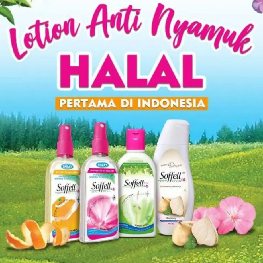 Soffel Lotion Anti Nyamuk / Lotion Penolok Nyamuk 60gr
