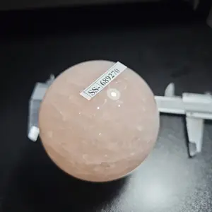 ROSE QUARTZ BALL MADAGASCAR BATU ASLI
