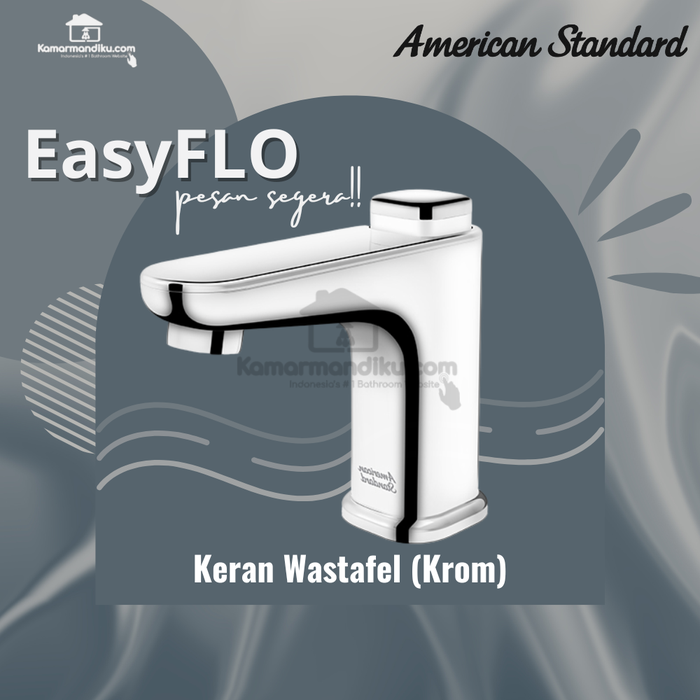 Gambar American Standard EasyFlo Keran wastafel push tombol on off chrome dari kamarmandiku.com Kota Administrasi Jakarta Timur Tokopedia
