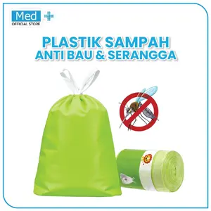 Med+ Kantong Plastik Sampah Gulung Wangi Anti Nyamuk 1 Roll Plastik Sampah Serbaguna