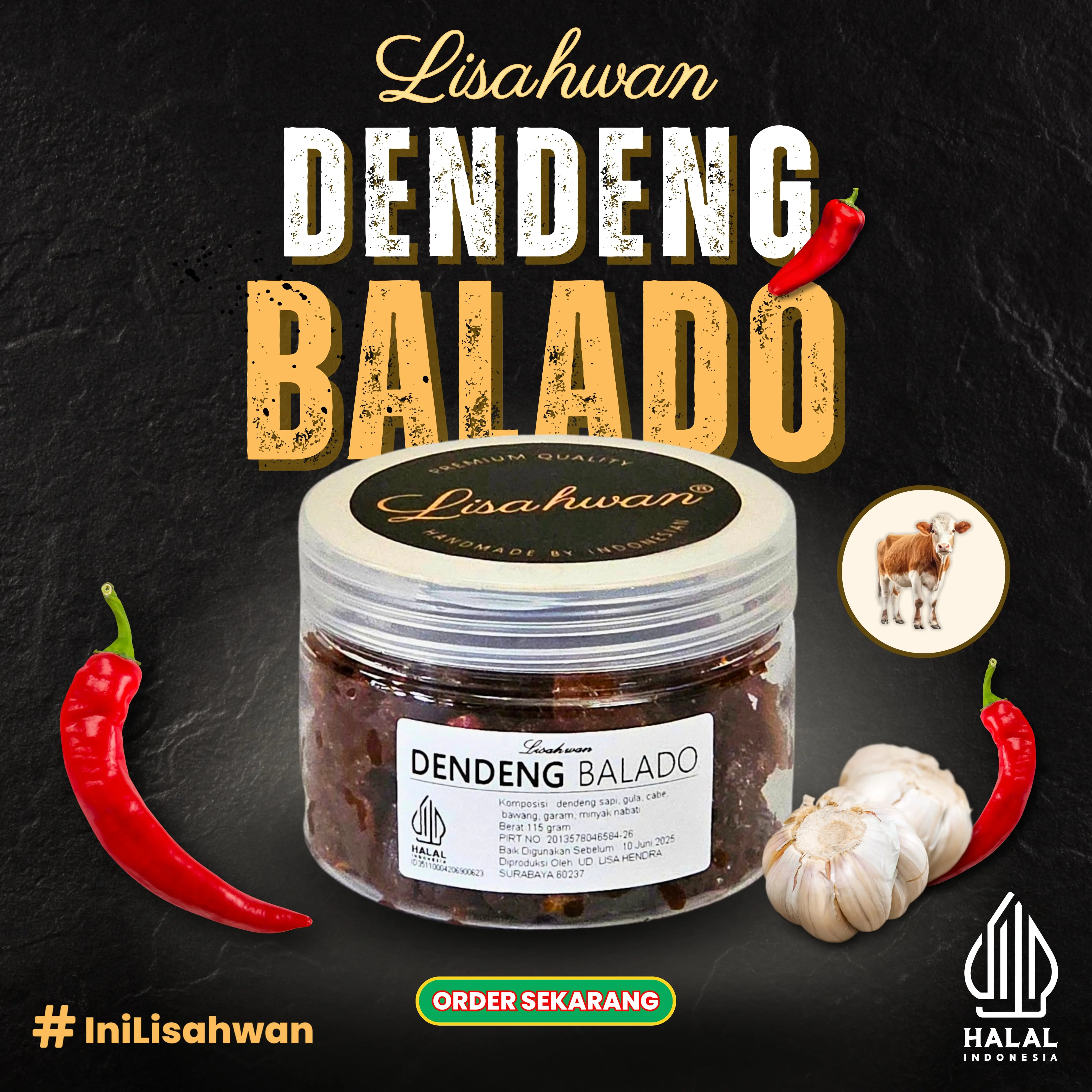 DENDENG BALADO @110gr