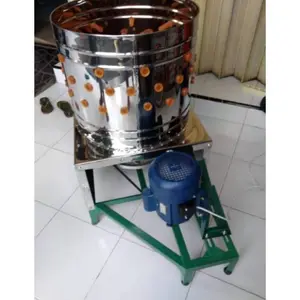 Cabut bulu ayam 3 ekor. Mesin CBA. Pully bawah. stainless steel