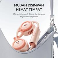 Gambar Vivan VF01 Kipas Leher Mini Portable Neck Fan Karakter Lucu Imut 3 Kecepatan Angin Type-C 2000 mAh - Garansi Resmi 1 Tahun - Blue dari bestdeal_NEW Kota Administrasi Jakarta Pusat 5 Tokopedia