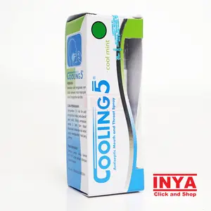 Cooling 5 Cool Mint Antiseptc Mouth & Throat Spray 15ml - Obat Mulut & Tenggorokan