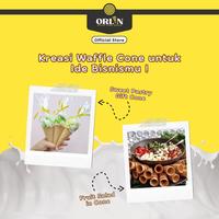 Gambar Cone ice cream waffle kerucut besar isi 10pcs dari Orlinfood Kab. Bekasi 5 Tokopedia