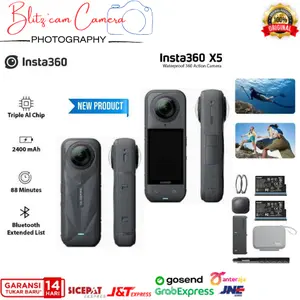 Insta360 X5 Action Camera 360° 8K/ HDR/ Waterproof/ Fast Charging/ Horizon Lock