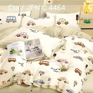 bedcover set anak katun jepang