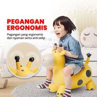 Gambar Mainan Kuda Kudaan Karet Jumping Animal Horse Mainan Anak Tunggang Kuda Sapi Rusa Karet Loncat Jungkat Jungkit - Jerapah Biru dari Sumo Baby Kota Administrasi Jakarta Barat 3 Tokopedia