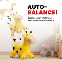 Gambar Mainan Kuda Kudaan Karet Jumping Animal Horse Mainan Anak Tunggang Kuda Sapi Rusa Karet Loncat Jungkat Jungkit - Jerapah Biru dari Sumo Baby Kota Administrasi Jakarta Barat 5 Tokopedia