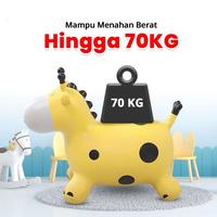Gambar Mainan Kuda Kudaan Karet Jumping Animal Horse Mainan Anak Tunggang Kuda Sapi Rusa Karet Loncat Jungkat Jungkit - Jerapah Biru dari Sumo Baby Kota Administrasi Jakarta Barat 4 Tokopedia