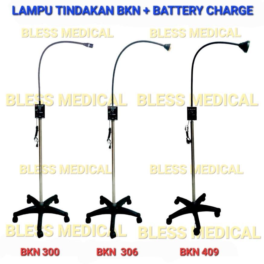 LAMPU TINDAKAN/PERIKSA BKN LED + BATTERY CHARGE LAMPU BIDAN, KLINIK, UGD - BKN 306