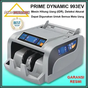 PRIME DYNAMIC 993 EV, Mesin Hitung Uang Rupiah, Menghitung Mendeteksi Keaslian Uang Rupiah
