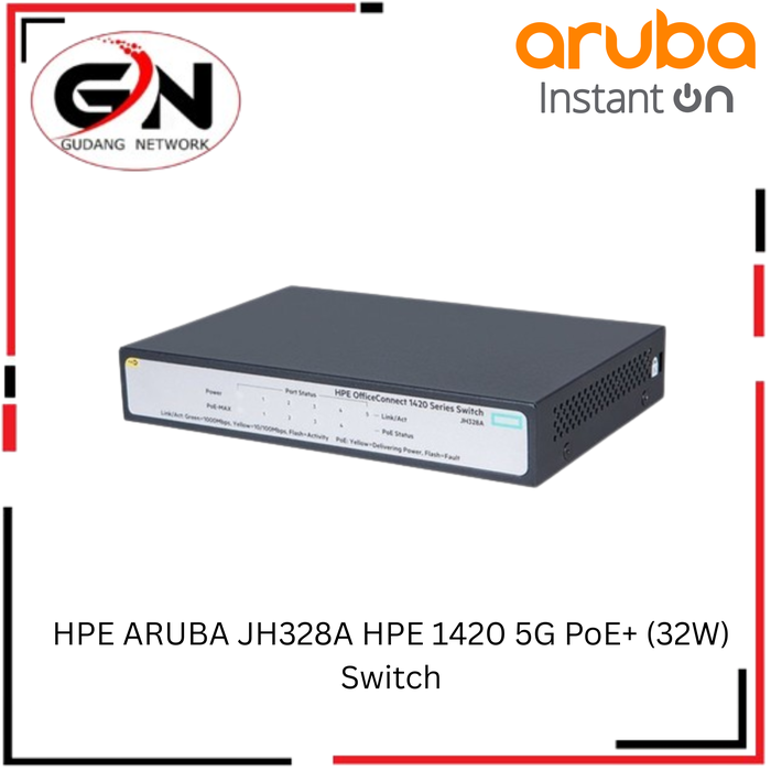 Gambar HPE ARUBA JH328A HPE 1420 5G PoE+ (32W) Switch dari Gudang Network. Kota Administrasi Jakarta Pusat Tokopedia