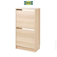 Gambar IKEA BISSA Rak Kabinet Sepatu Dengan 2 Kompartmen Kayu 49x28x93 cm   Furniture dari IKEA Indonesia Kota Administrasi Jakarta Timur 2 Tokopedia