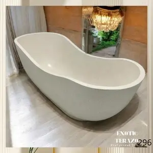 Bathtub Teraso Model Lengkung | Bathtub Portable Teraso
