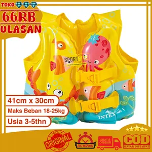 Intex Swim Vest Jaket Rompi Pelampung Renang