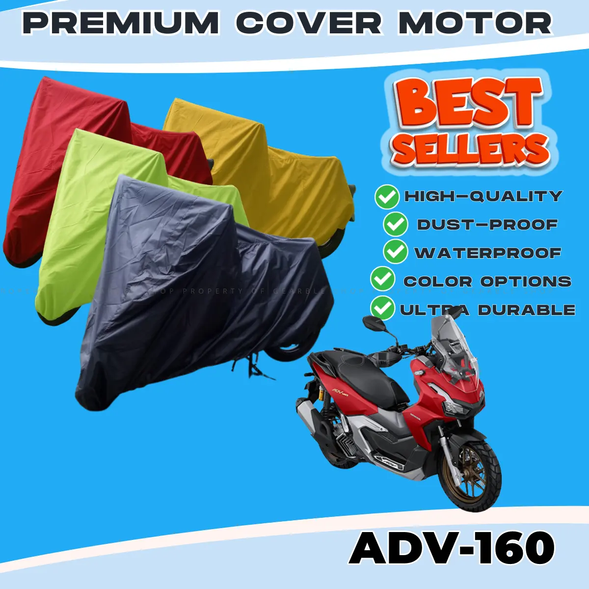 Sarung Cover Motor ADV 160 Selimut Penutup Body Anti Air Waterproof