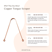 Gambar Alat Pembersih Lidah Tembaga (Copper Tongue Scraper/Tongue Cleaner) dari Ayuritual Kab. Bandung 4 Tokopedia
