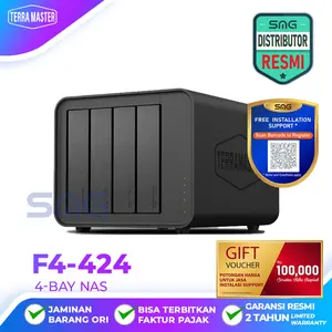 TERRAMASTER 4-BAY NAS F4-424, 8GB DDR5