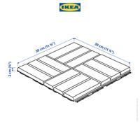 Gambar IKEA RUNNEN Decking Tile Lantai Bongkar Pasang Akasia 0.81 m² Isi 9Pcs Plastik Akrilik dari IKEA Indonesia Kota Administrasi Jakarta Timur 5 Tokopedia