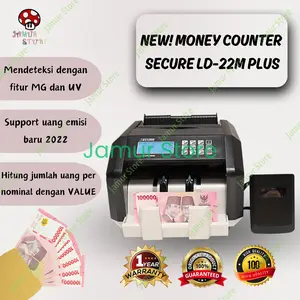 Mesin Penghitung Uang SECURE LD-22M Plus Manual & Automatic Money Counter