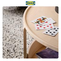 Gambar IKEA BORGEBY Meja Tamu Bulat Minimalis Veneer Kayu Birch 70 cm Furniture dari IKEA Indonesia Kota Administrasi Jakarta Timur 5 Tokopedia