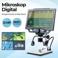 Gambar Taffware Mikroskop Digital 12MP 1600X dengan Monitor and Metal Stand - G1600 dari Taffware Official Store Kota Administrasi Jakarta Barat 2 Tokopedia