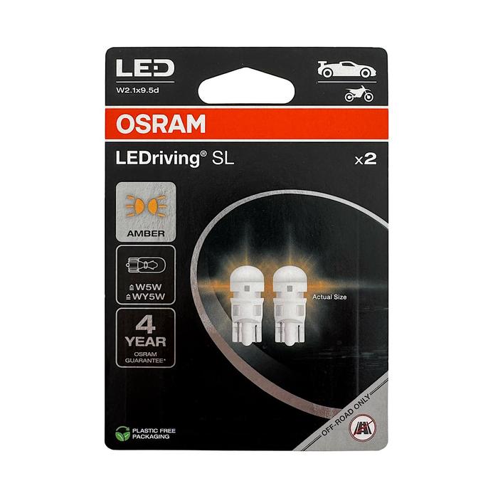 Gambar Osram LED T10 W5W Kuning Lampu Senja, Plat Nomor, Plafon Kabin 2827DYP dari Auto Home Tokopedia Kota Tangerang Tokopedia