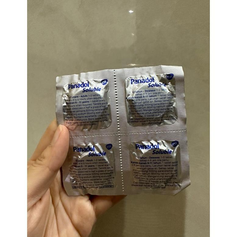READY STOCK Panadol Solube Malaysia Panadol Celup 1blister 4biji. ORIGINAL