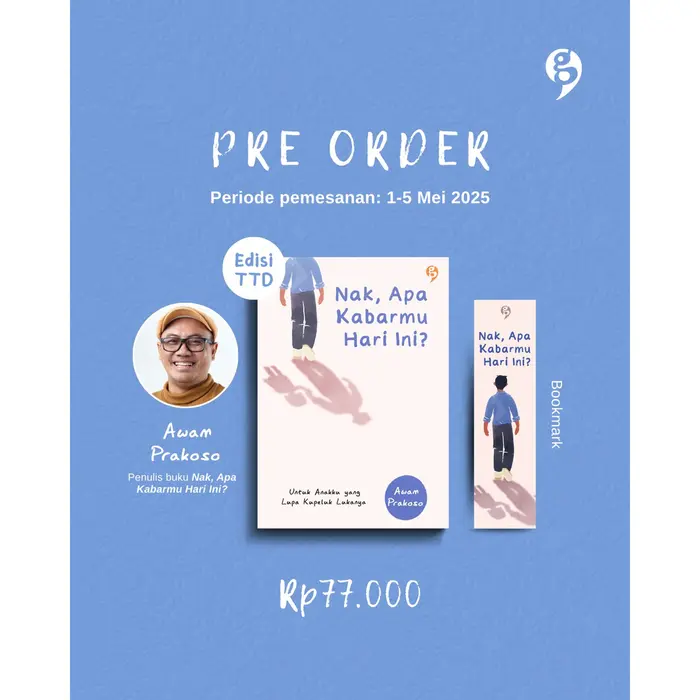 Gambar PRE ORDER - Buku Self Improvment - NAK, APA KABARMU HARI INI? - Awam Prakoso - Gagasmedia -Bumifiksi dari BumifiksiJogjakarta Kab. Sleman 5 Tokopedia