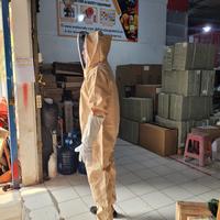 Gambar Baju Anti Lebah Full Body – Anti Bee Suit Pelindung Tubuh Bee keeping Suit - Jaring dibagaian wajah - XL dari gudangsafetycom Kota Administrasi Jakarta Barat 4 Tokopedia